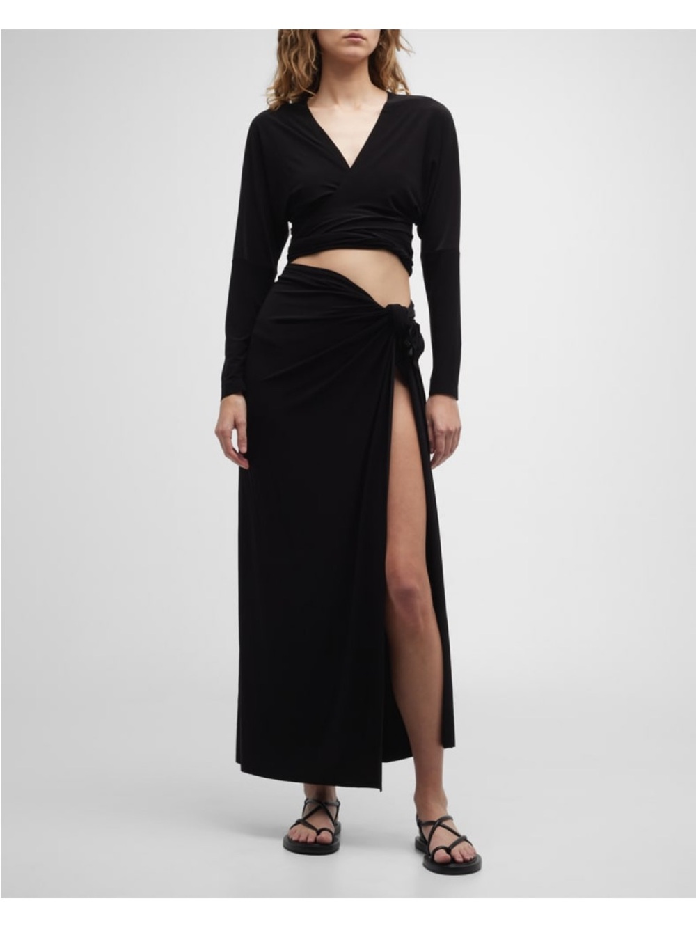 Norma Kamali Ernie Scarf Pareo Coverup